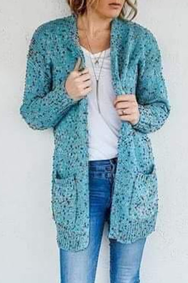 Casual Patchwork Pocket Tops Sweater(7 Colors)