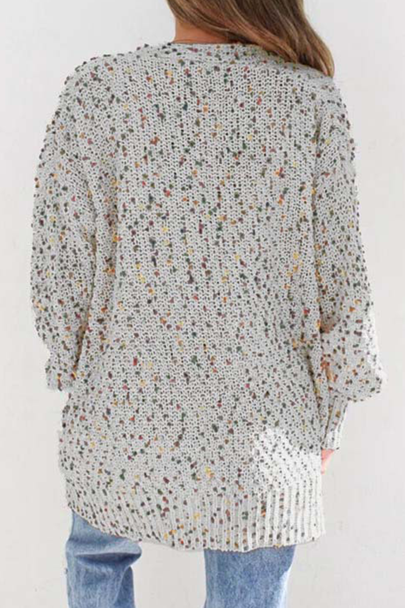 Casual Patchwork Pocket Tops Sweater(7 Colors)