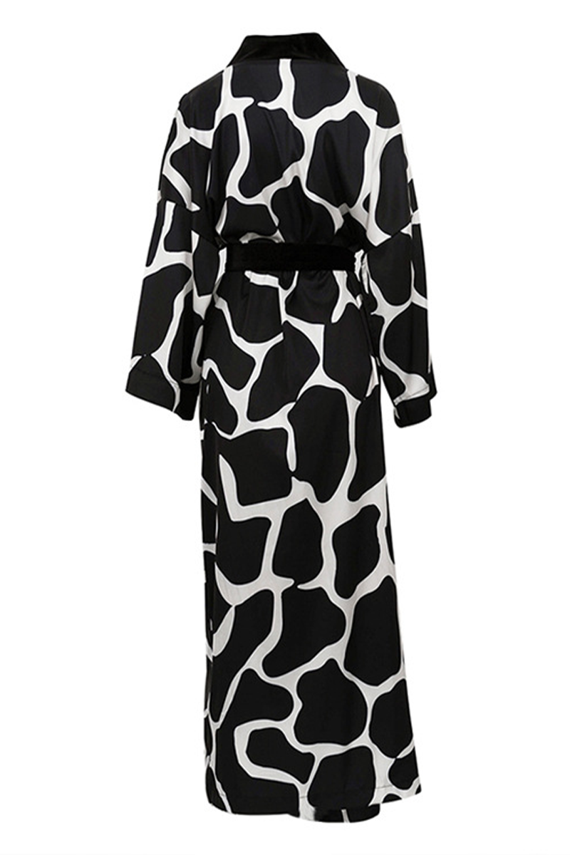 Casual Living Geometric Print Bandage Sleepwear