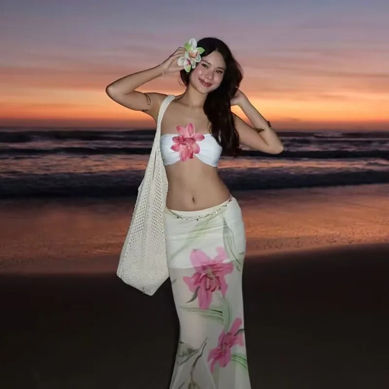Aloha Bloom Two-Piece Set