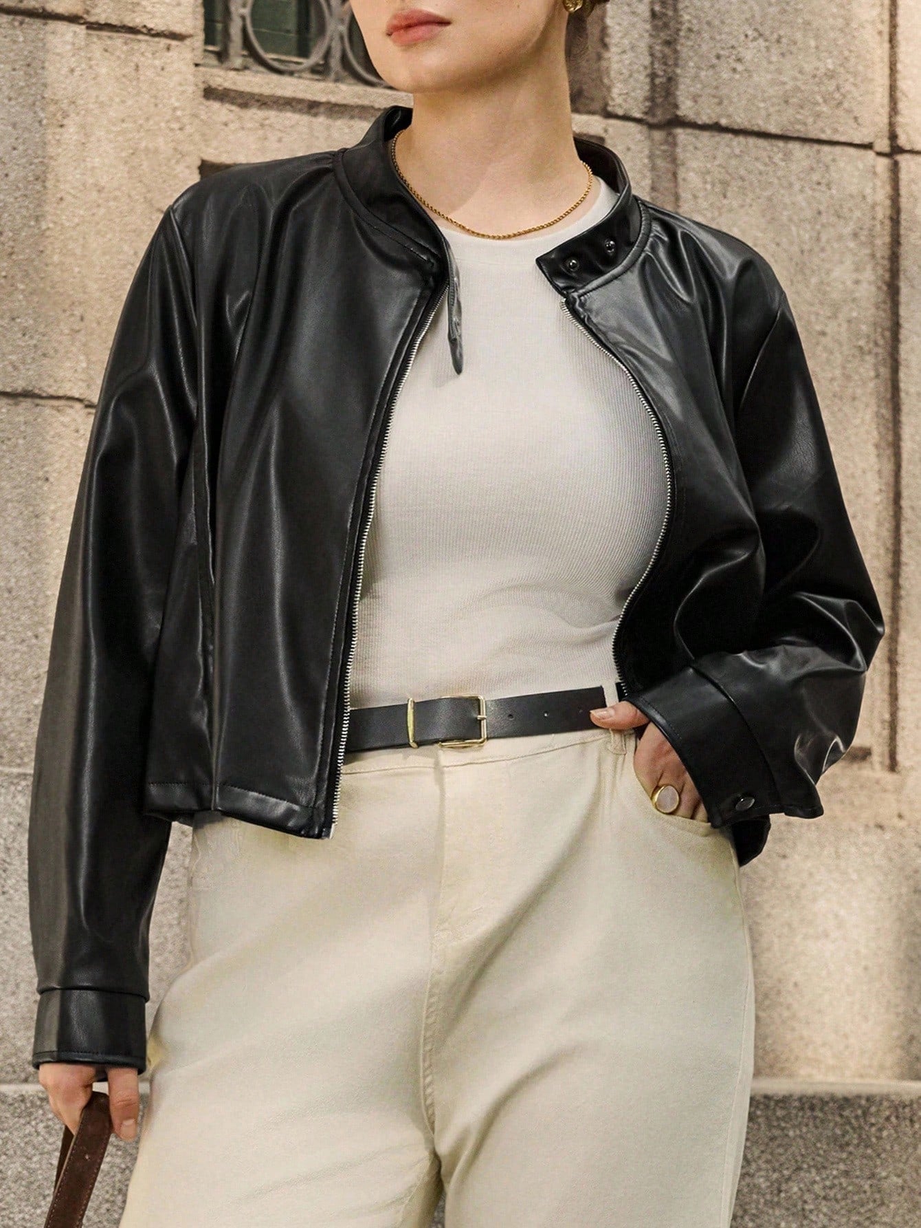 Plus Size Halloween Jacket Colorblock Zipper Winter