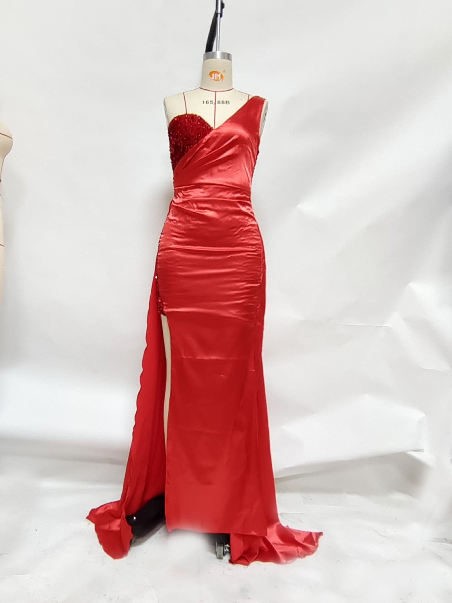 DressBetty - Vintage Red Shinny Ladies Dress