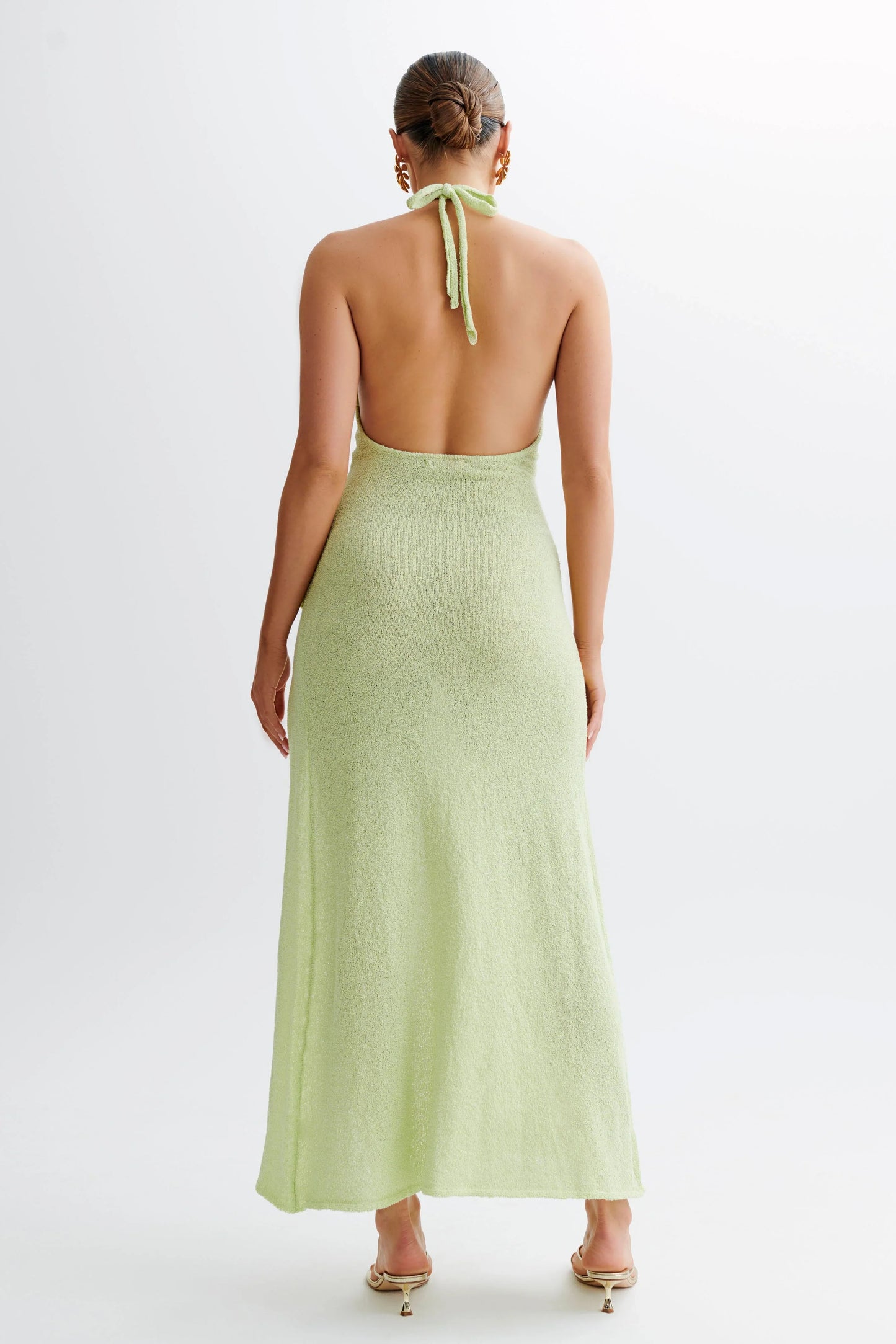 Fiore - Knit Halter Maxi Dress