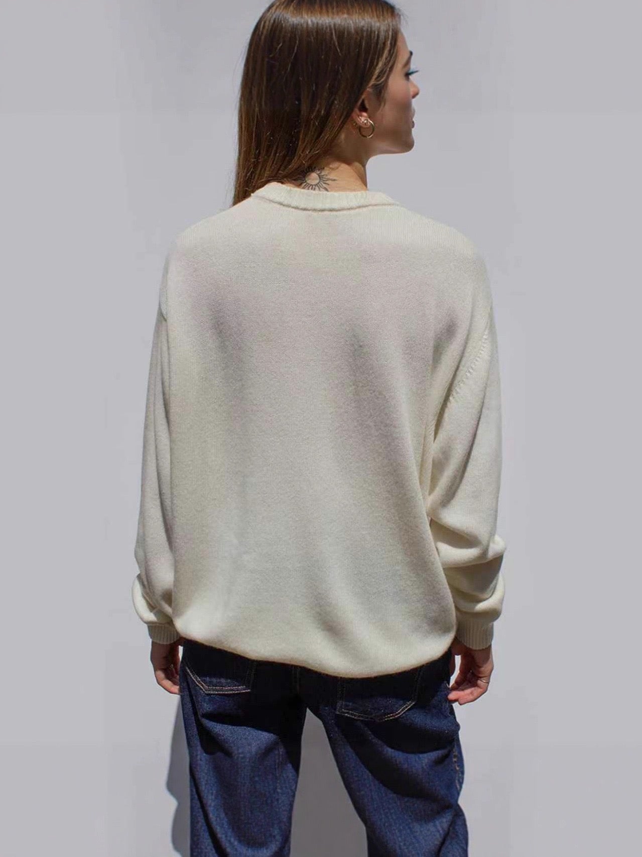 Car Girl Knit Sweater