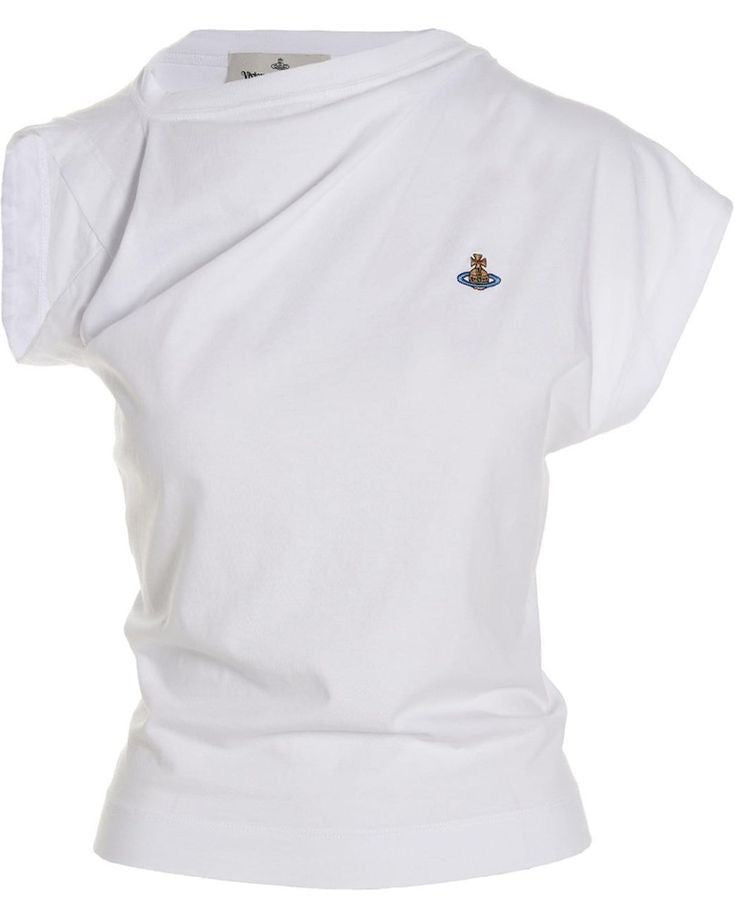 Asymmetric Drape Baby Tee