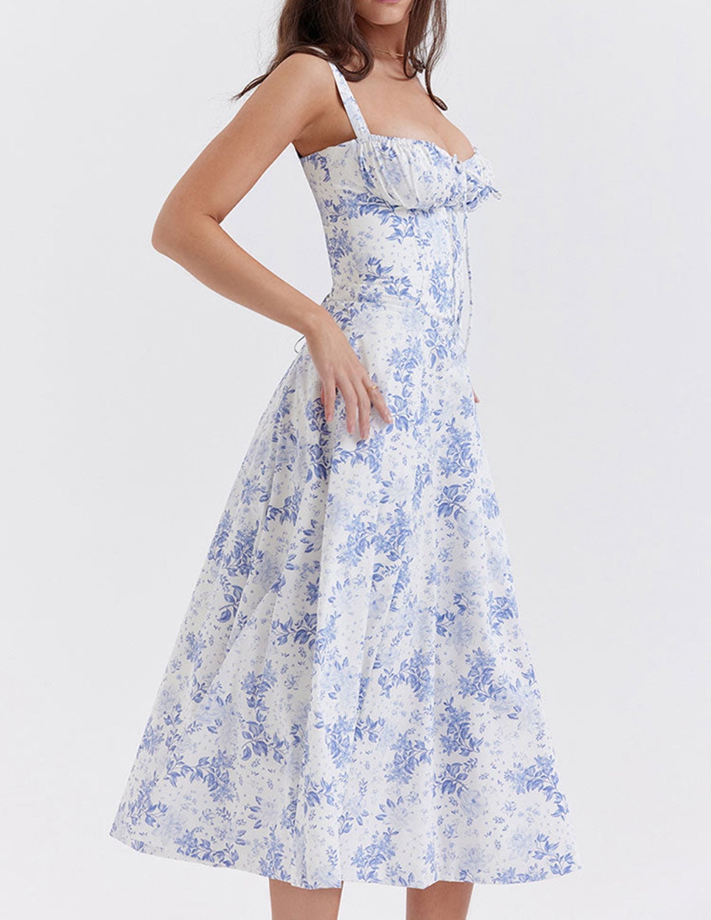 Selina | Waist Shaper Flower Sundress