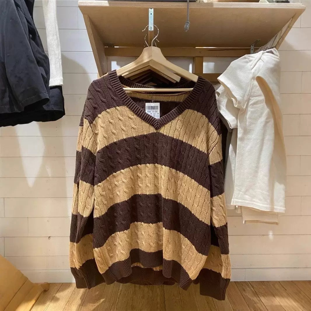 Sailor Stripe Knit Sweater