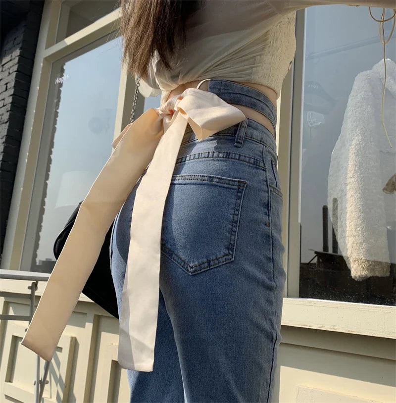 DressBetty - 2024 Spring Retro High Waist Y2K Jeans