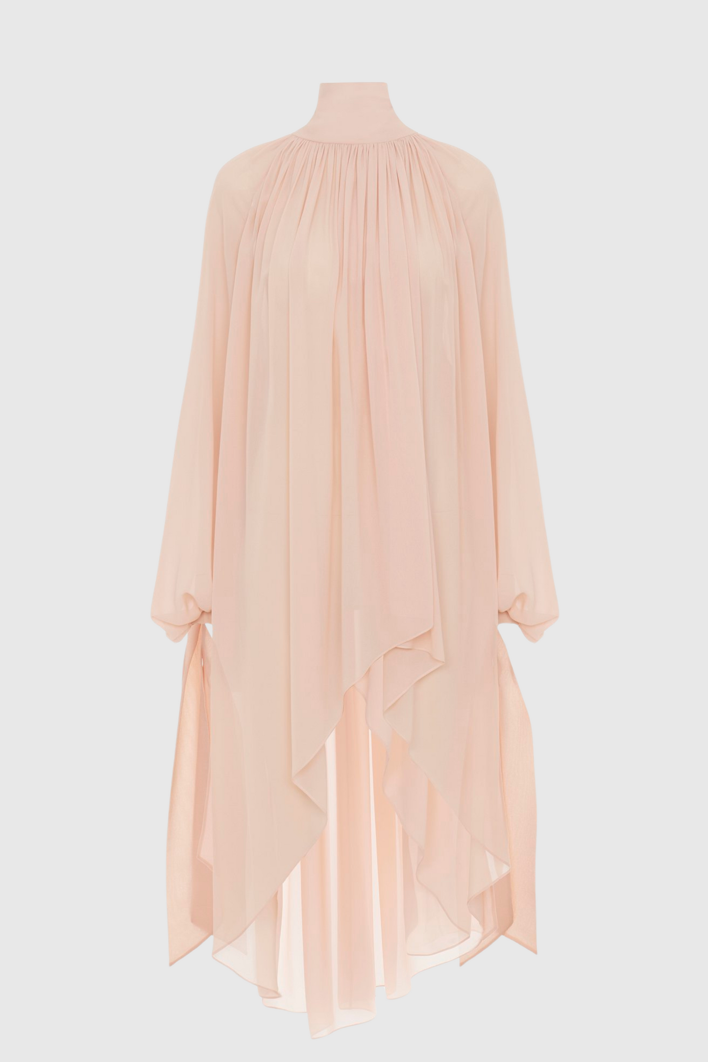 Carii Ruched Blouse - Beige