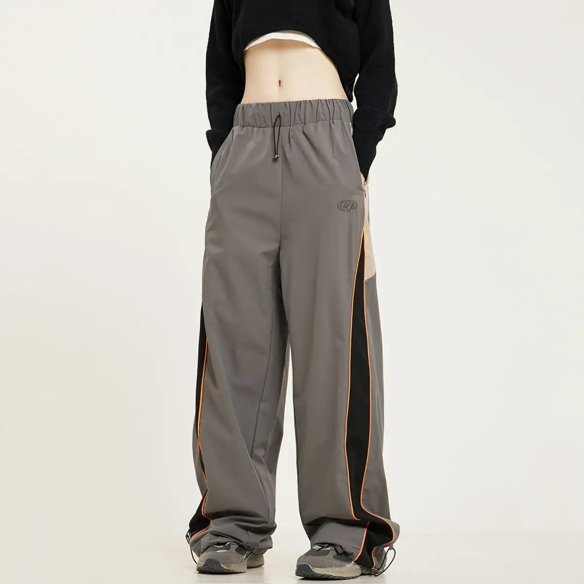 Men and Women Straight-leg Drawstring Sweatpants