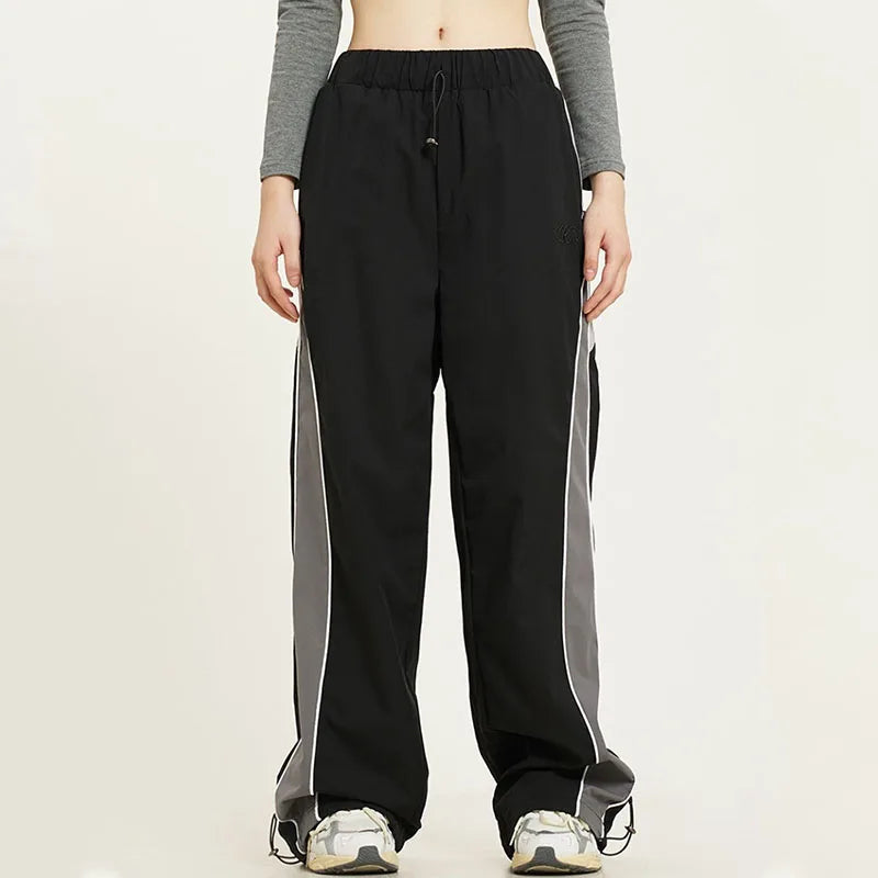 Men and Women Straight-leg Drawstring Sweatpants