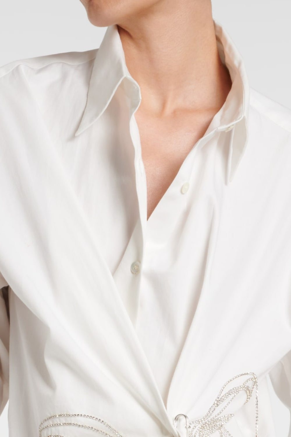 Deborah Rhinestone Embellished Shirt