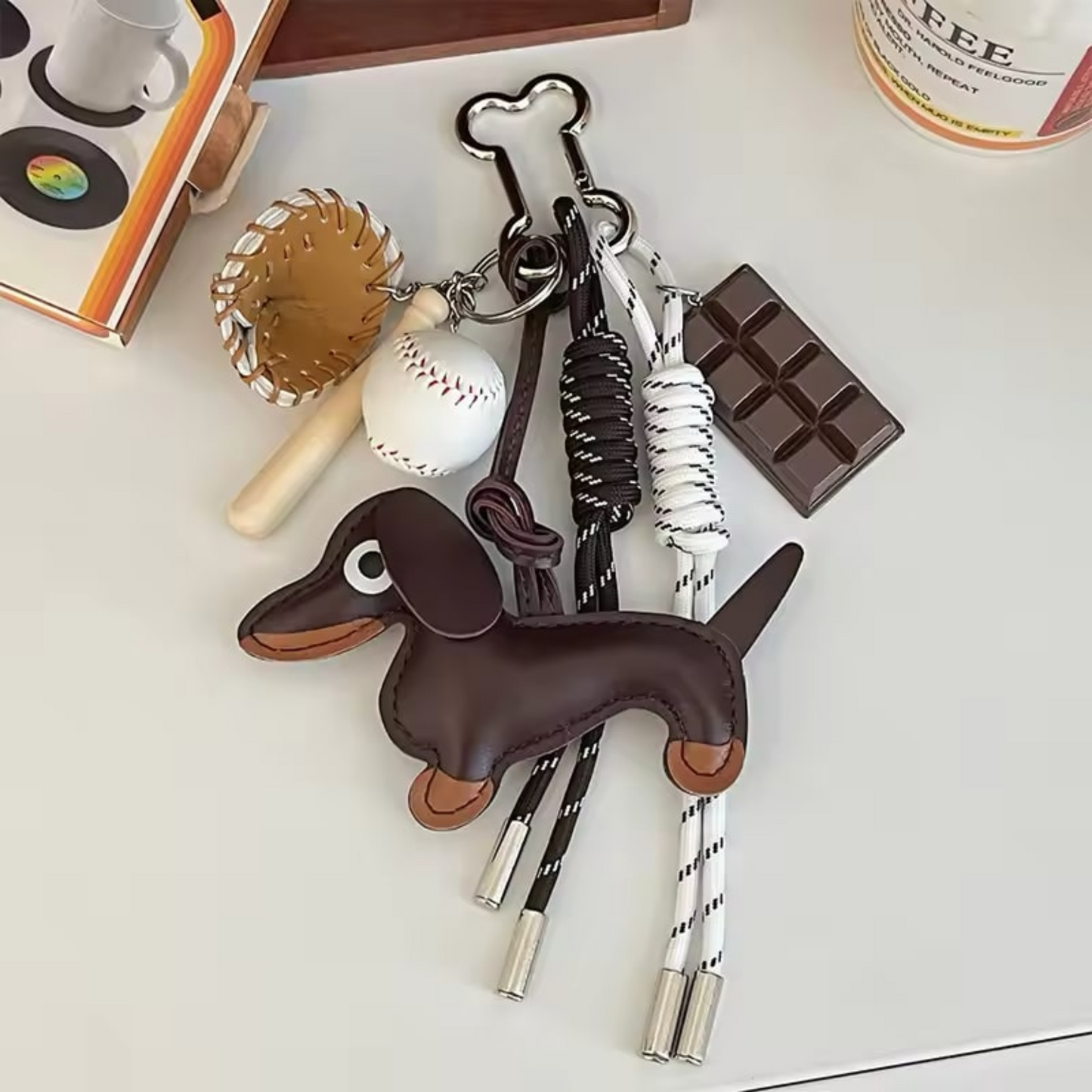 Bagcharm Keychain Handbag Hanging Ornament Keyring Accessories