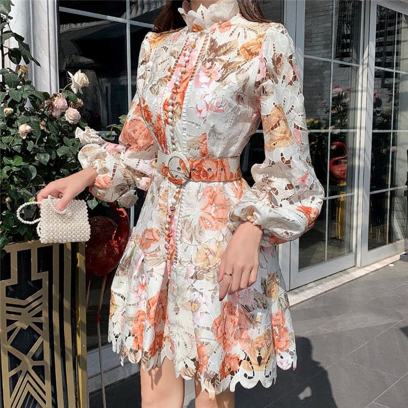 DressBetty - Fall Party Lace Luxury Spring High Waist Beach Dress