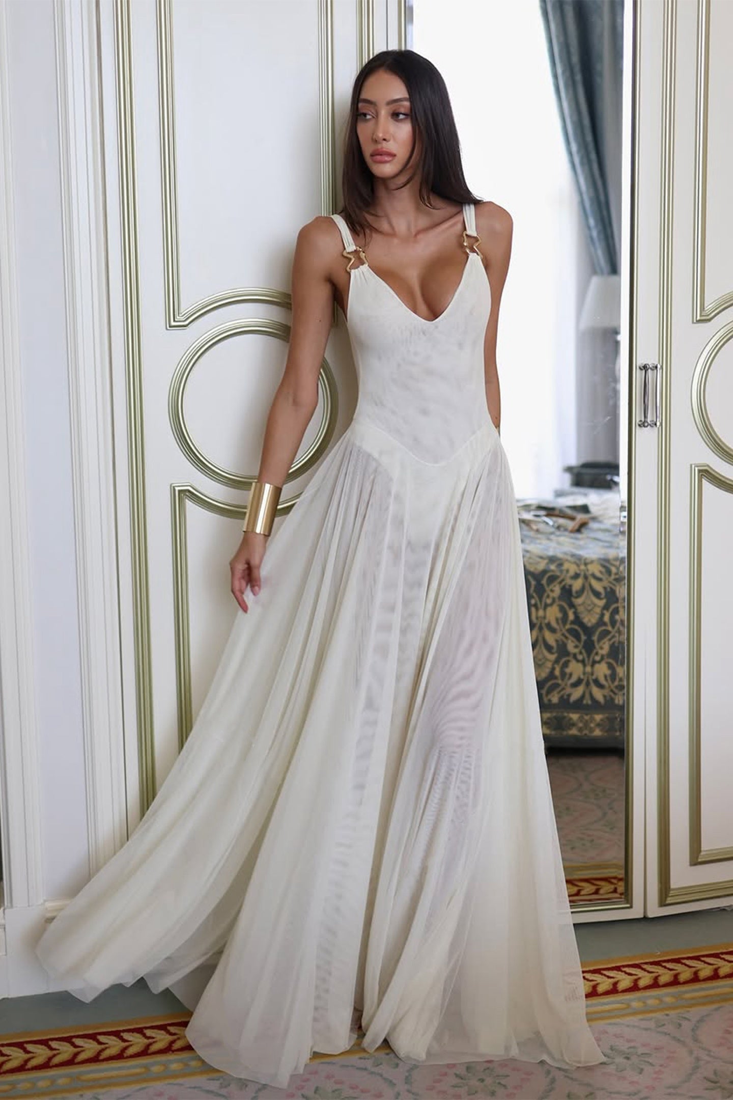 Gwen | Sheer Maxi Dress