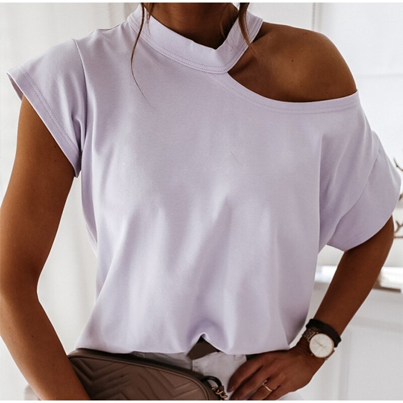 DressBetty - Casual Flashdance Solid Tee