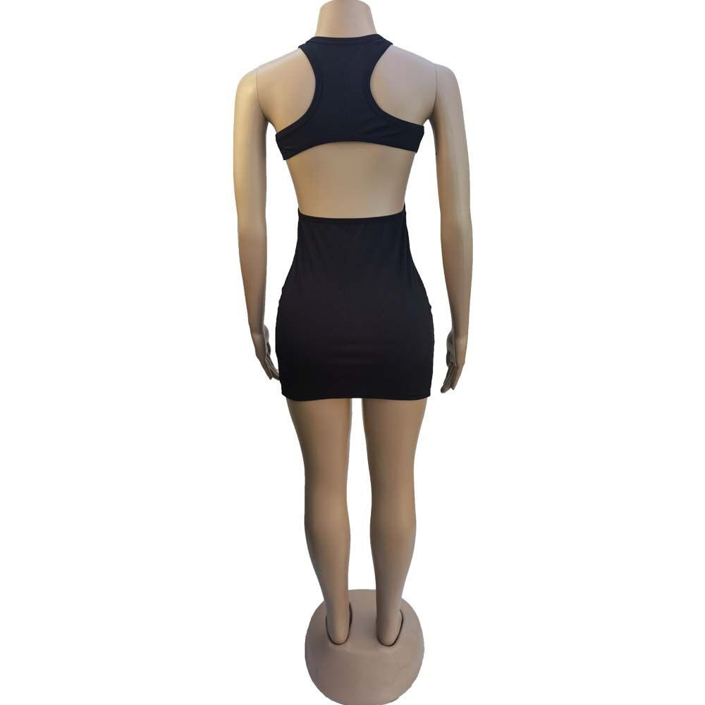 DressBetty - Sexy Mini Dress Summer Plain White Black T Shirt Dresses For Women