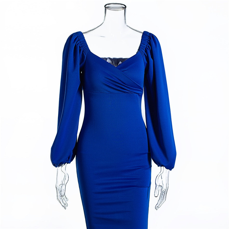 DressBetty - Classic Christmas Evening Formal Date Office Party Midi Dress