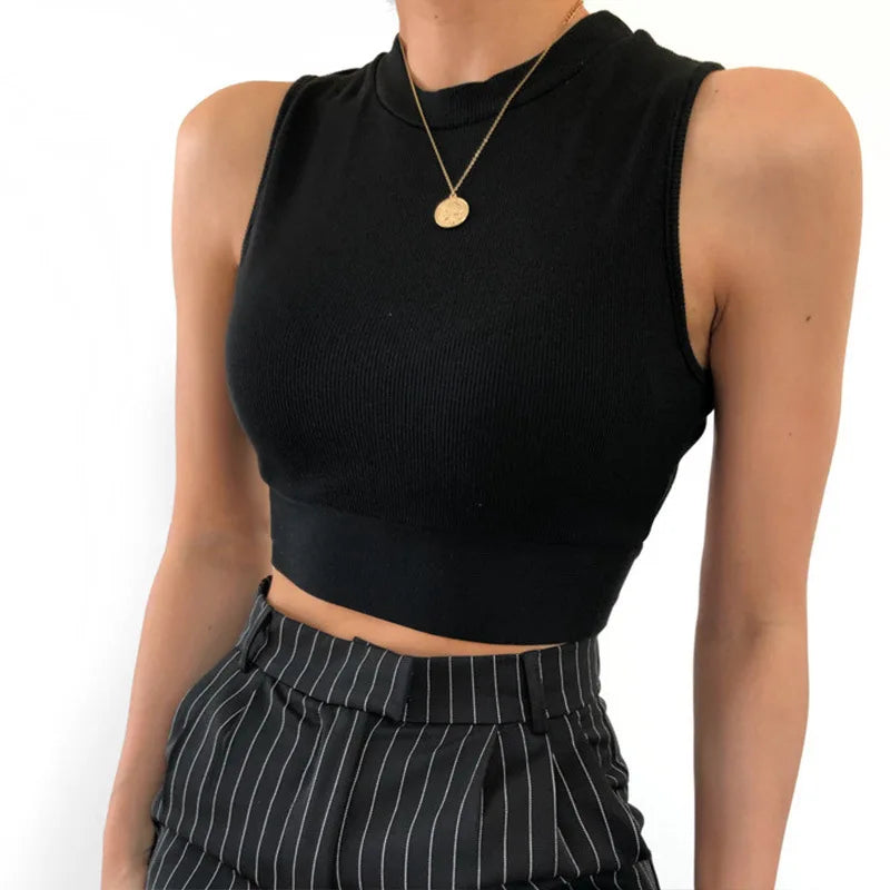 Bandage Criss Cross Cotton Cami Top