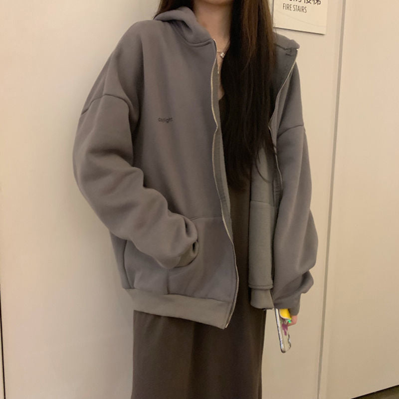 DressBetty - Hip Hop Zip Up Vintage Star Hoodie
