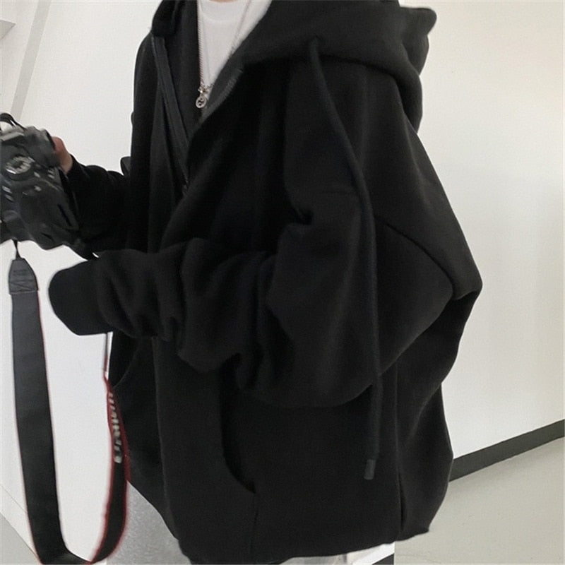 DressBetty - Hip Hop Zip Up Vintage Star Hoodie