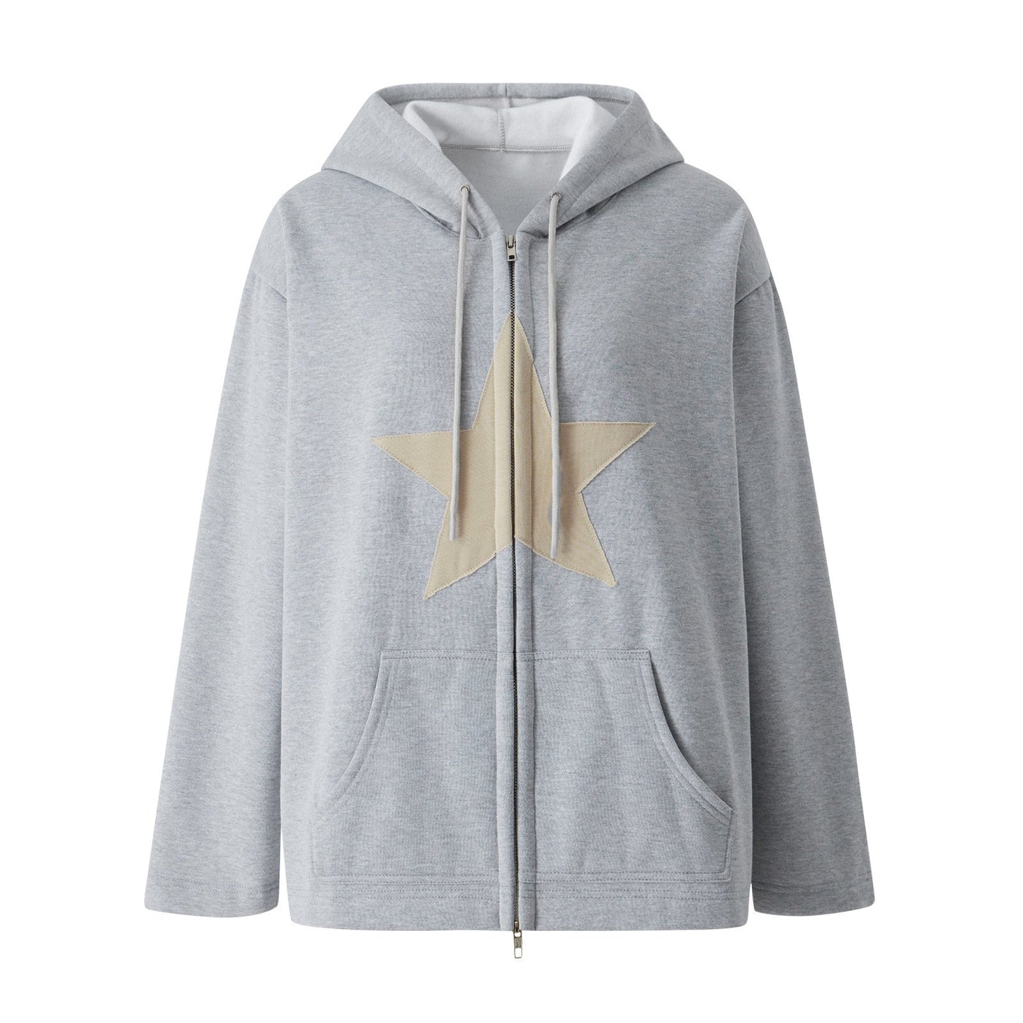 DressBetty - Hip Hop Zip Up Vintage Star Hoodie