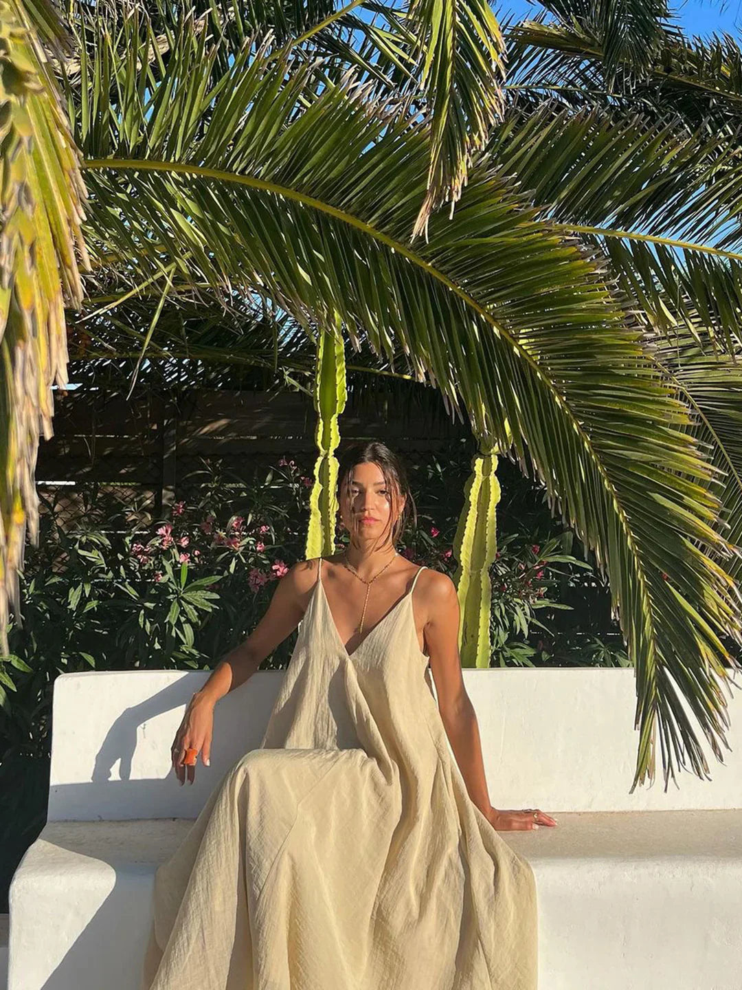 Elegant & Chic V-neck Long Dress