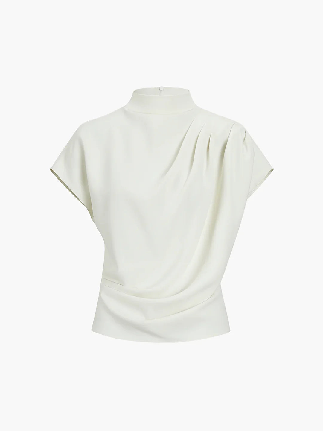 Elegant Style Minimalism Short Sleeve Top