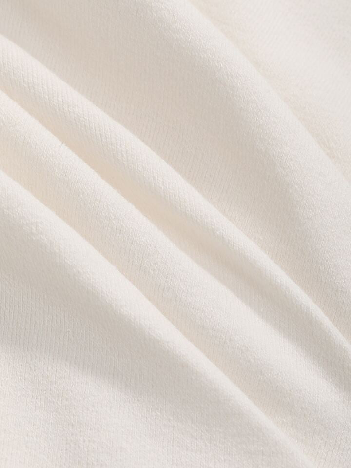 Casual Chic Solid Color Funnel Neck Blouse
