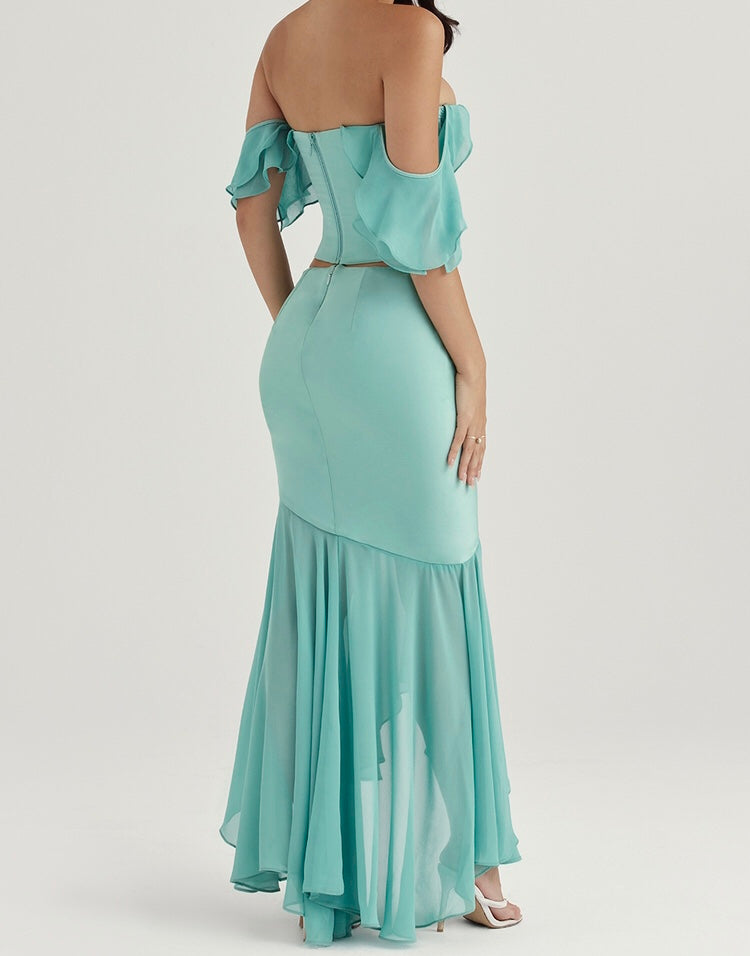Isabella & Lila Jade Ruffle 2-Piece Set