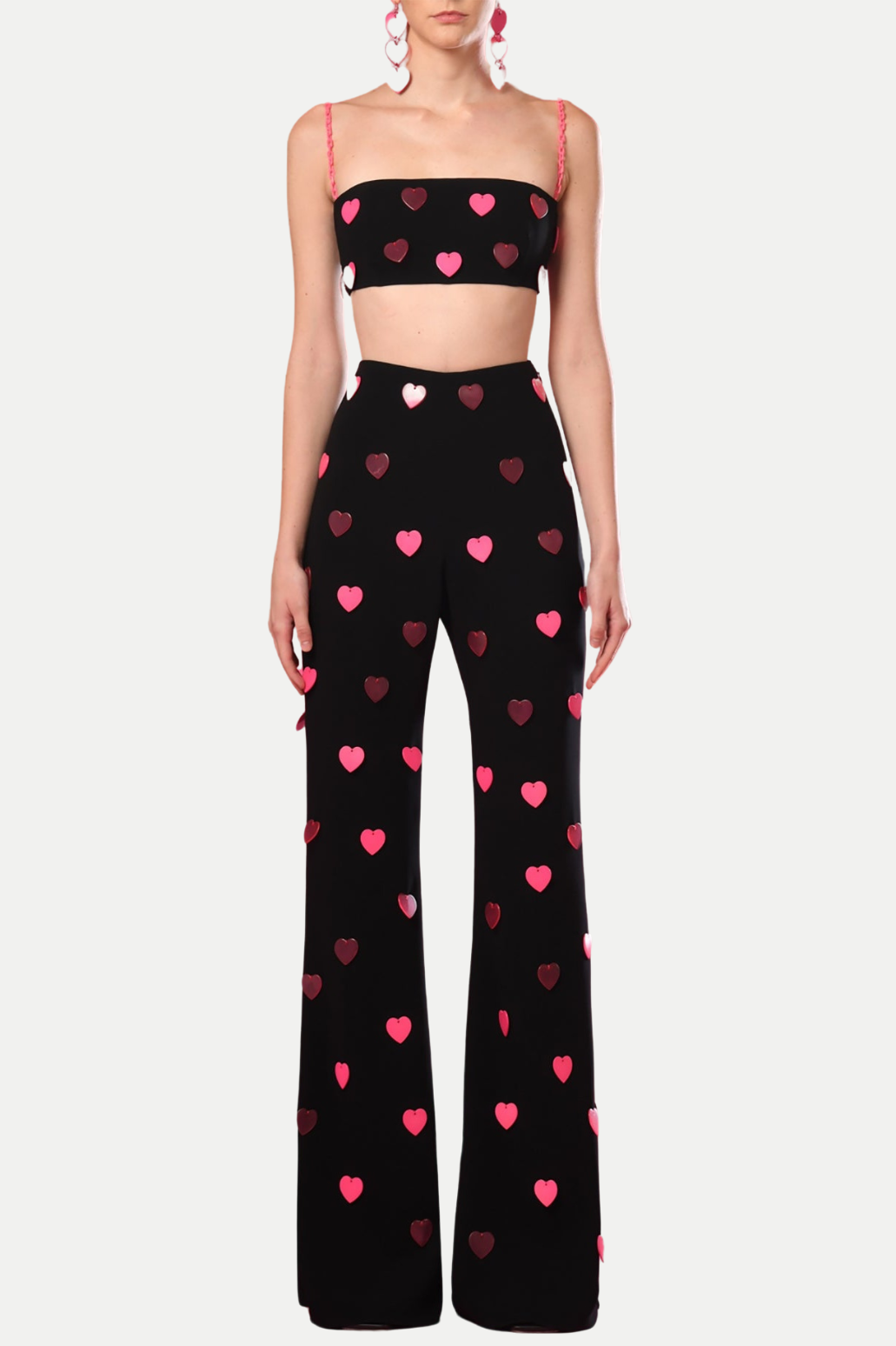 Jawel Heart Sequin Two Piece Set