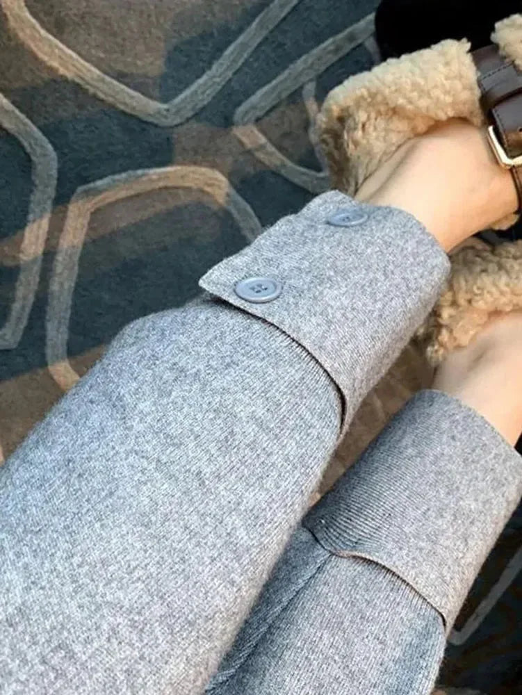 Women's Vintage Fashion Streetwear High Waist Loose Sweatpants