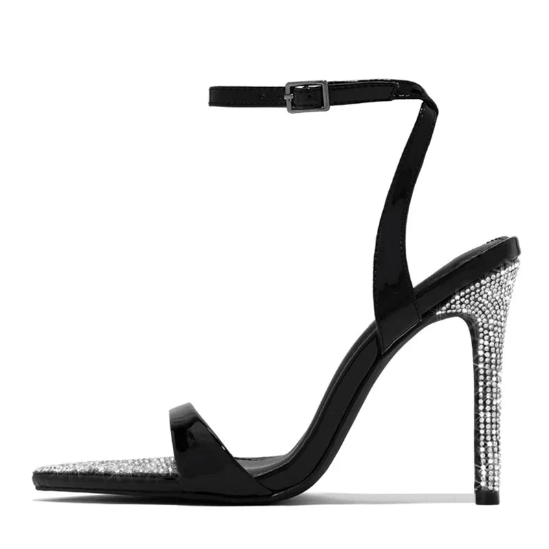 Elegant Party Wedding Sexy Crystal Rhinestones Stripper High Heel