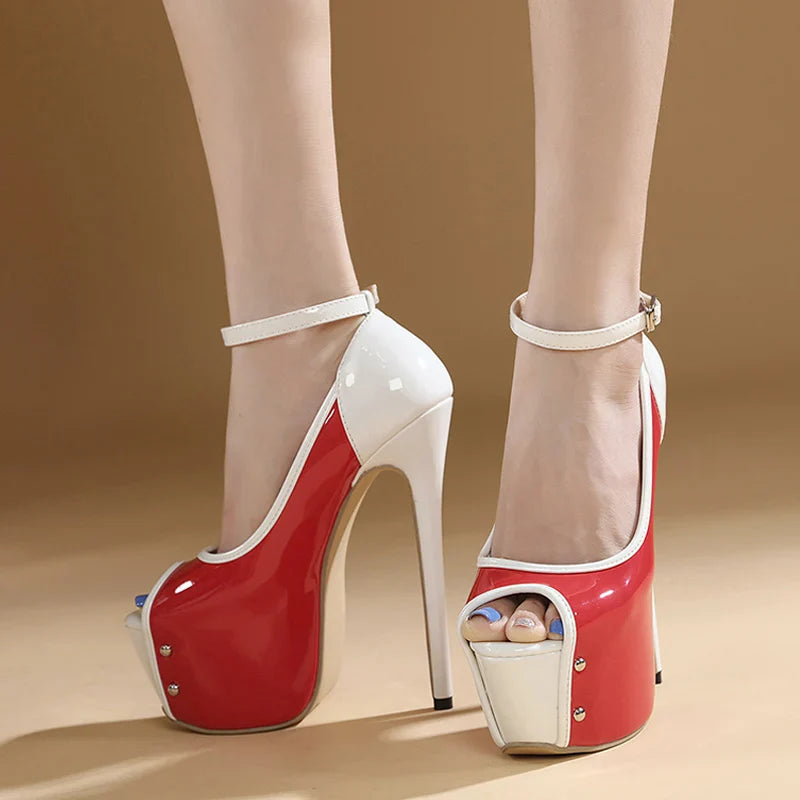 Glamorous Peep Toe Party Club Ultra High Heel High Heel High Heel