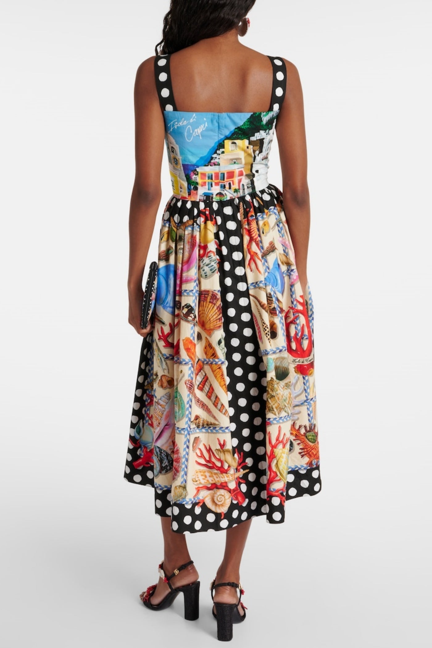 Melina Print Midi Dress