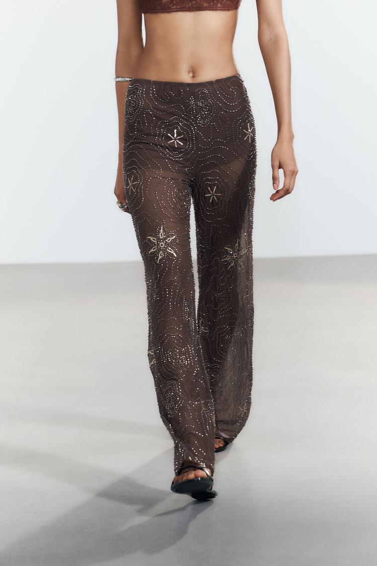 Midnight Mirage Beaded Pants