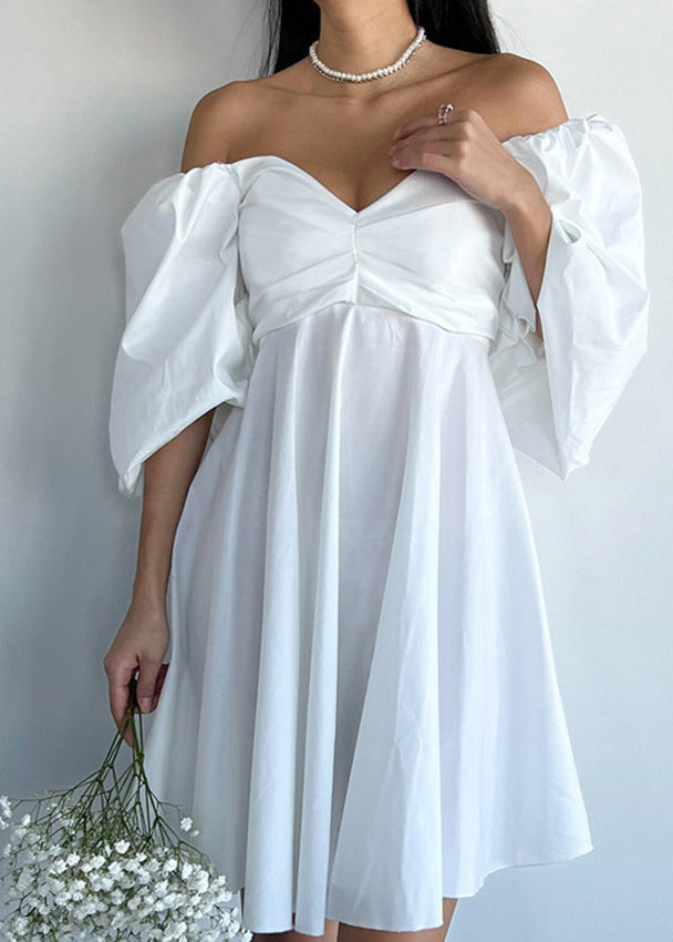 Aria - Contrast Panel Mini Dress