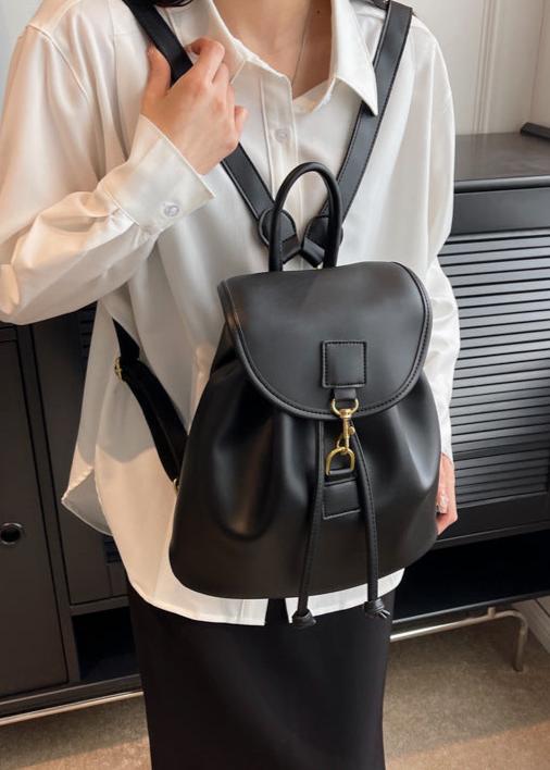 Chic PU Leather Backpack