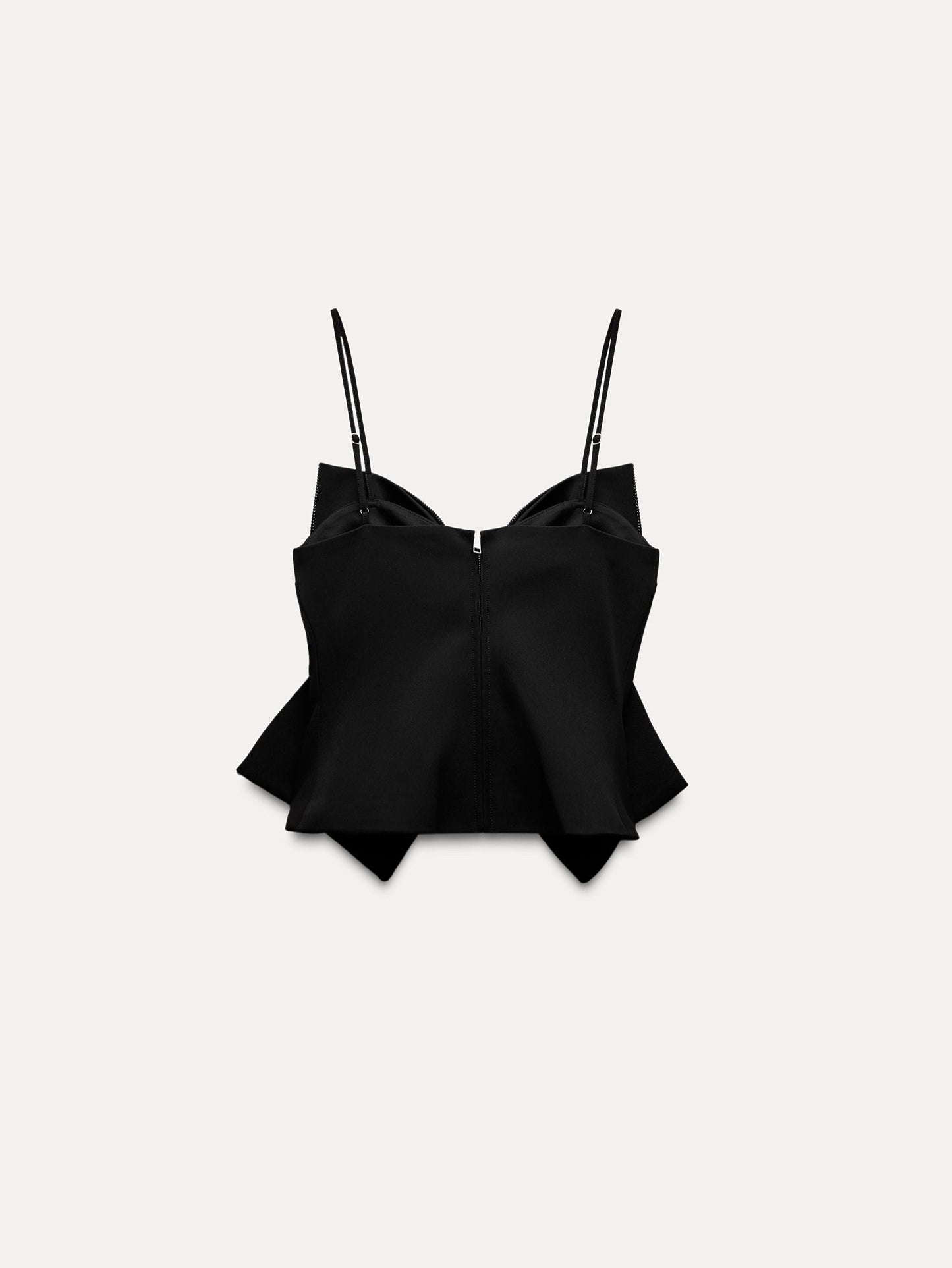 Rhinestone Bow Crop Top