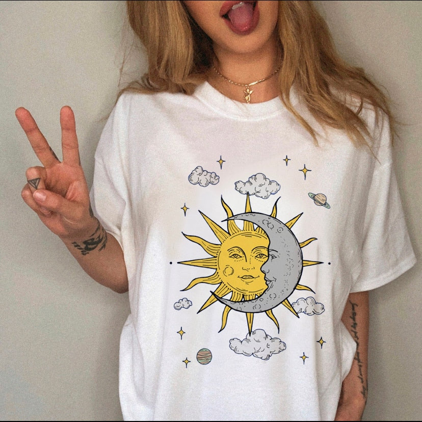 DressBetty - Female Top Fashion Tee Love Heart New Style Trend Clothes