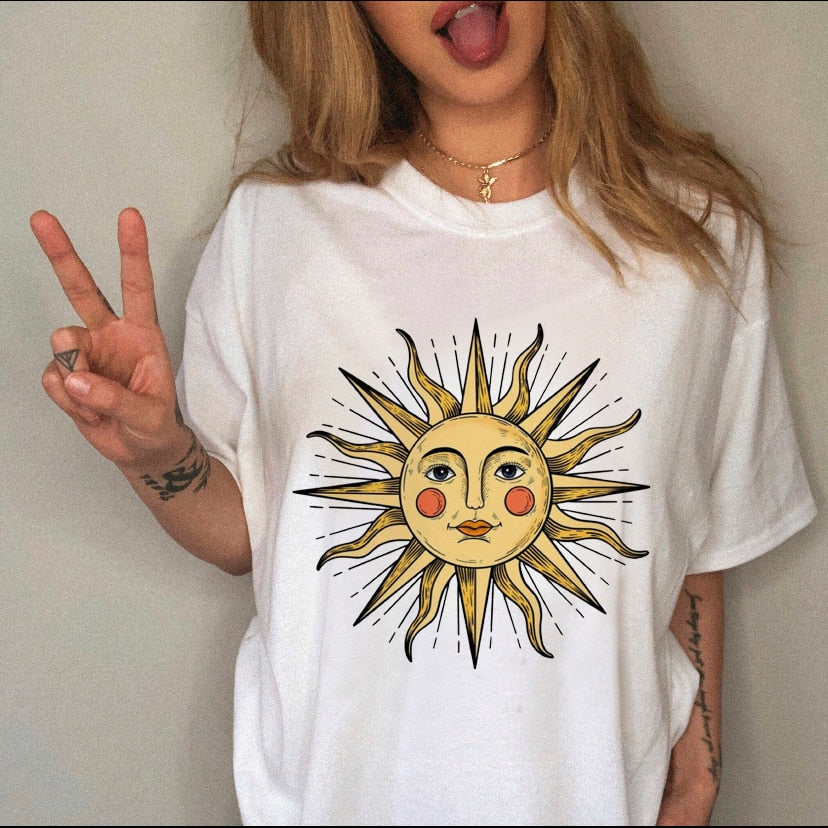 DressBetty - Female Top Fashion Tee Love Heart New Style Trend Clothes