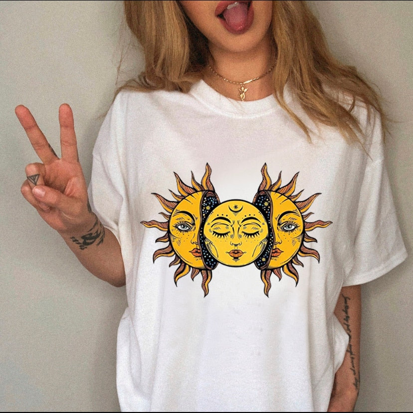 DressBetty - Female Top Fashion Tee Love Heart New Style Trend Clothes
