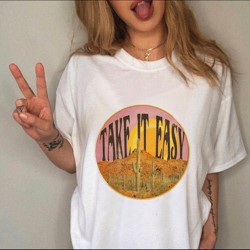 DressBetty - Female Top Fashion Tee Love Heart New Style Trend Clothes