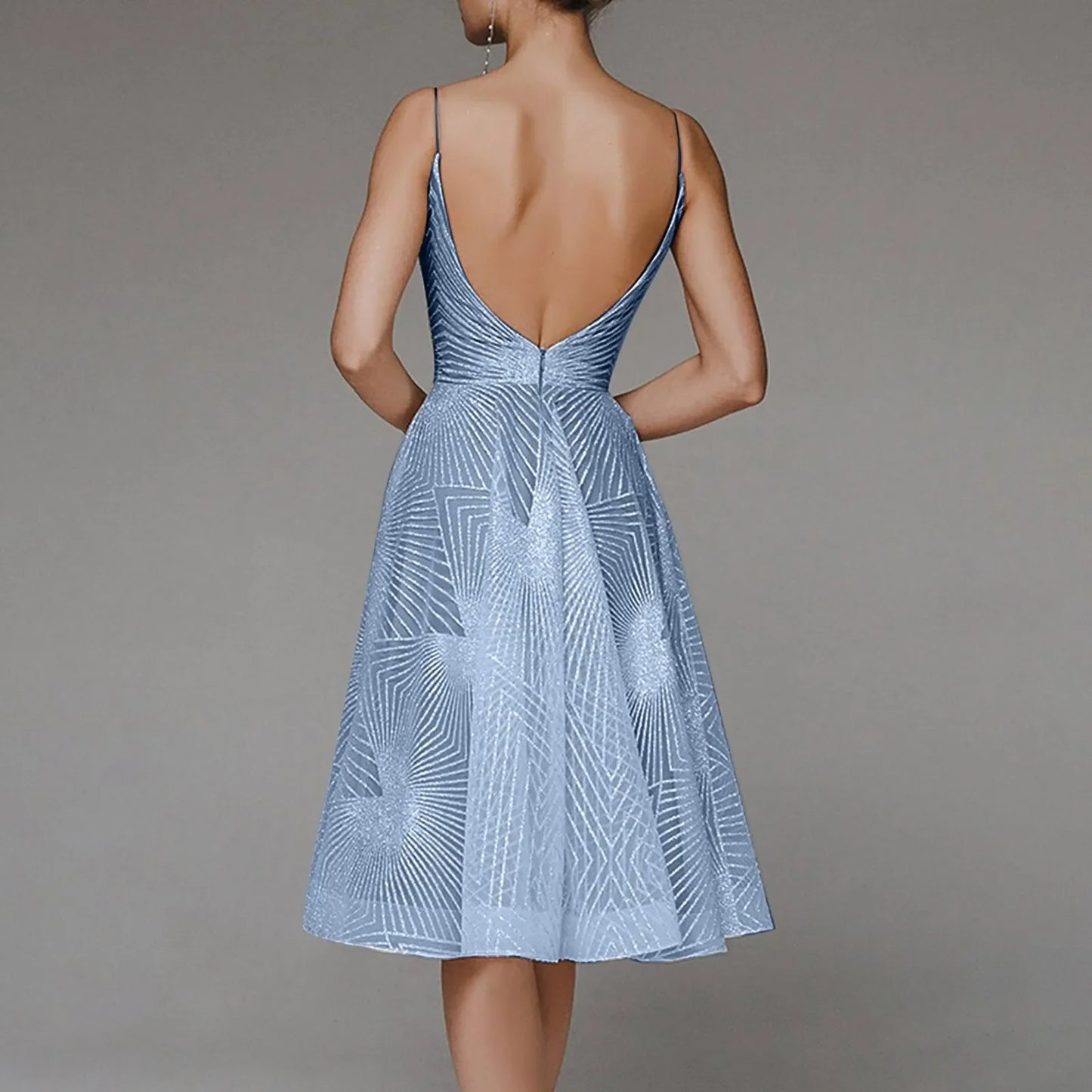 DressBetty - 2024 Luxurious Long Formal Party Elegant Evening Midi Dress