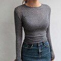 DressBetty - Slim High Quality Plain T Shirt