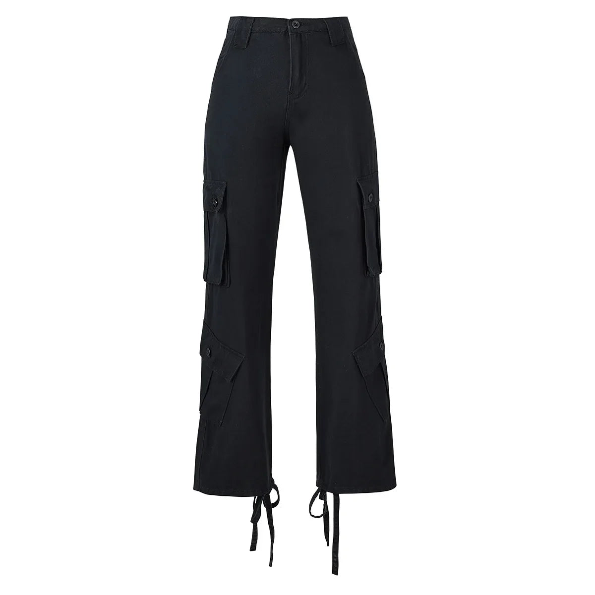 DressBetty - 2024 Y2K High Waist Wide Leg Streetwear Cargo Jeans