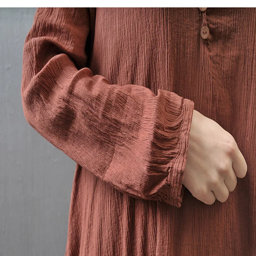 DressBetty - 2024 Elegant Solid Layering Maxi Robe Boho Dress