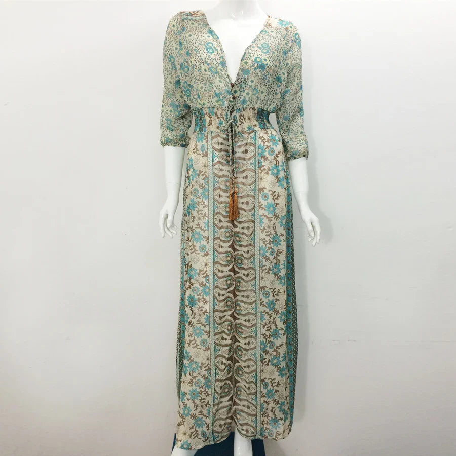 DressBetty - 2024 Gypsy Hippie Women's Summer Boho Dress