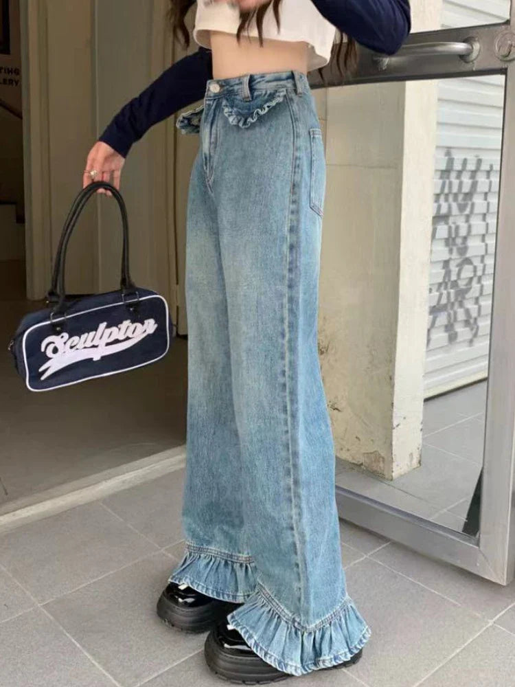DressBetty - 2024 Casual Grunge Baggy Oversized Jeans