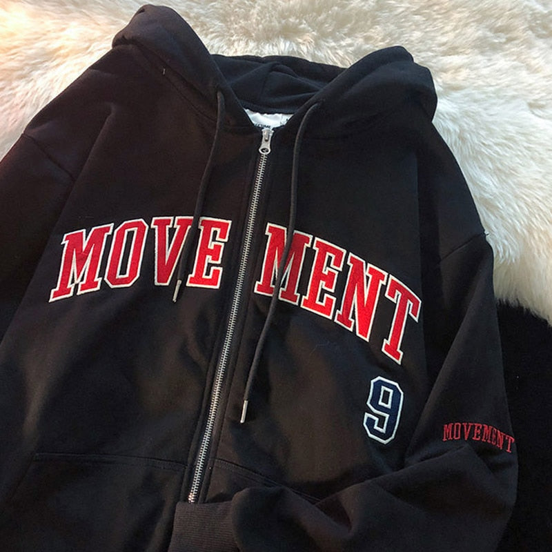 DressBetty - Korean Version Oversized Solid Color Hoodies